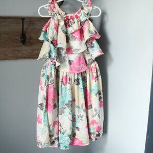 Tiny Girl India Size 7 Girls Dress Floral New